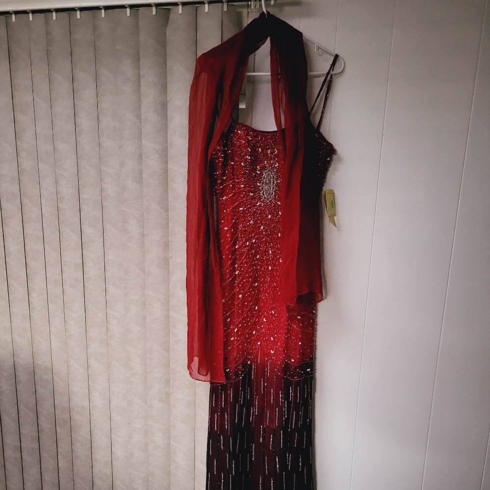 Red dress